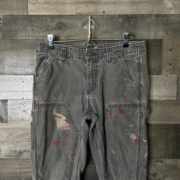 SOLD Carhartt Slim Fit Double Front Pants 4 - Picture 2 of 6